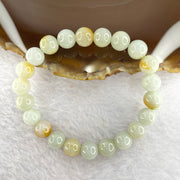 Type A Mixed Colour Jadeite Bracelet 22 beads 8.5mm 22.49g - Huangs Jadeite and Jewelry Pte Ltd