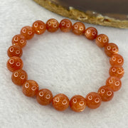 Good Grade Natural Sunstone, Heliolite and Aventurine Feldapar Beads Bracelet 天然金太阳日光石珠手链 21.87g 16 cm 9.1 mm 21 Beads - Huangs Jadeite and Jewelry Pte Ltd