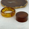 Natural Cognac Amber Bangle Set Internal Diameter 56.6mm 21.9 by 8.4mm Round Piece 54.2 by 23mm Total Weight 84.11g