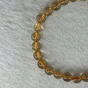 Natural Golden Rutilated Quartz Beads 天然金发水晶手链 17.51g 15cm 8.4mm 23 Beads - Huangs Jadeite and Jewelry Pte Ltd