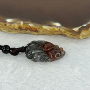 Natural Auralite 23 Nine Tail Fox Pendent 天然极光23九尾狐牌 5.74g 25.5 by 17.7 by 7.1mm - Huangs Jadeite and Jewelry Pte Ltd