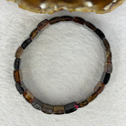 Natural Smoky Quartz Bracelet 31.37g 19cm 12.1 by 8.8 by 4.8 by 24 pcs - Huangs Jadeite and Jewelry Pte Ltd