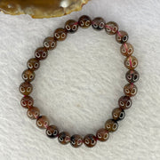 Natural Auralite Crystal Bracelet 极光手链 13.26g 7.4 mm 26 Beads - Huangs Jadeite and Jewelry Pte Ltd