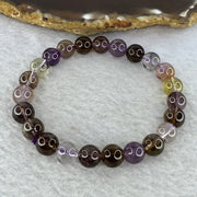 Natural Auralite Crystal Bracelet 极光手链 17.04g 8.3 mm 23 Beads - Huangs Jadeite and Jewelry Pte Ltd