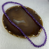 Good Grade Natural Amethyst Necklace 39.71g 52cm 7.3 by 79 Beads