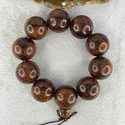 Natural Rosewood Beads Bracelet 55.01g 25.4mm 10 Beads - Huangs Jadeite and Jewelry Pte Ltd