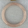 Natural Rose Quartz Bangle 38.01g Internal Diameter 59.9mm 10.3 by 8.5mm