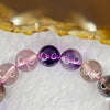 Natural Super 7 Beads Bracelet 27.61g 16.5cm 10.3mm 19 Beads