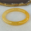 Transparent Orange to Yellow Quartzite Jade Bangle 天山玉手镯 Internal Diameter 57.3mm 38.10g 9.6 by 9.6mm