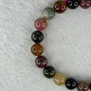 Good Grade Natural Tourmaline Beads Bracelet 好的天然碧玺珠手链 23.15g 16cm 9.0mm 22 Beads - Huangs Jadeite and Jewelry Pte Ltd