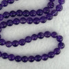 Good Grade Natural Amethyst Necklace 40.42g 54cm 7.3mm 79 Beads