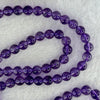 Good Grade Natural Amethyst Necklace 39.71g 52cm 7.3 by 79 Beads