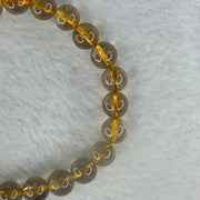 Natural Golden Rutilated Quartz Beads 天然金发水晶手链 17.28g 15cm 8.4mm 23 Beads - Huangs Jadeite and Jewelry Pte Ltd