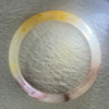 Transparent to White Purple Yellow Quartzite Jade Bangle 天山玉手镯 Internal Diameter 62.1mm 63.00g 16.1 by 8.7mm