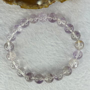 Natural Super 7 Amethyst Beads Bracelet 天然紫超七手链 22.12g 16cm 9.4mm 21 Beads - Huangs Jadeite and Jewelry Pte Ltd