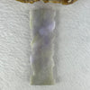 Type A Lavender GreenJadeite Dragon Tower 36.42g 82.1 by 27.5 by 8.5mm - Huangs Jadeite and Jewelry Pte Ltd