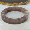 Transparent Purple Quartzite Jade Bangle 天山玉手镯 Internal Diameter 63.9mm 81.99g 13.6 by 11.0mm