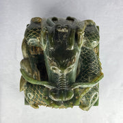 Super Rare Antique Mega Natural Nephrite Dragon Seal 8,830.7g 145.0 by 160.0 by 220.0mm - Huangs Jadeite and Jewelry Pte Ltd