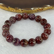 Above Average Natural Auralite 23 Bracelet 天然激光23手链 41.88g 17.5cm 12.3mm 17 Beads - Huangs Jadeite and Jewelry Pte Ltd