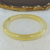 Transparent Yellow Quartzite Jade Bangle 天山玉手镯 Internal Diameter 62.0mm 33.28g 9.3 by 8.3mm