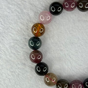 Good Grade Natural Tourmaline Beads Bracelet 好的天然碧玺珠手链 32.43g 16.5cm 10.4mm 19 Beads - Huangs Jadeite and Jewelry Pte Ltd