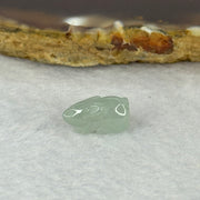 Type A Sky Blue Jadeite Rabbit Charm 1.08g 13.0 by 6.8 by 6.4mm - Huangs Jadeite and Jewelry Pte Ltd