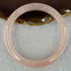 Natural Rose Quartz Bangle 38.01g Internal Diameter 59.9mm 10.3 by 8.5mm