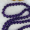 Good Grade Natural Amethyst Necklace 46.18g 53cm 7.8mm 75 Beads