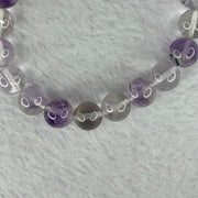 Natural Super 7 Amethyst Beads Bracelet 天然紫超七手链 25.02g 16cm 9.8mm 20 Beads - Huangs Jadeite and Jewelry Pte Ltd