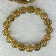 Natural Golden Rutilated Quartz Beads 天然金发水晶手链 41.16g 17.5mm 12.3mm 17 Beads - Huangs Jadeite and Jewelry Pte Ltd