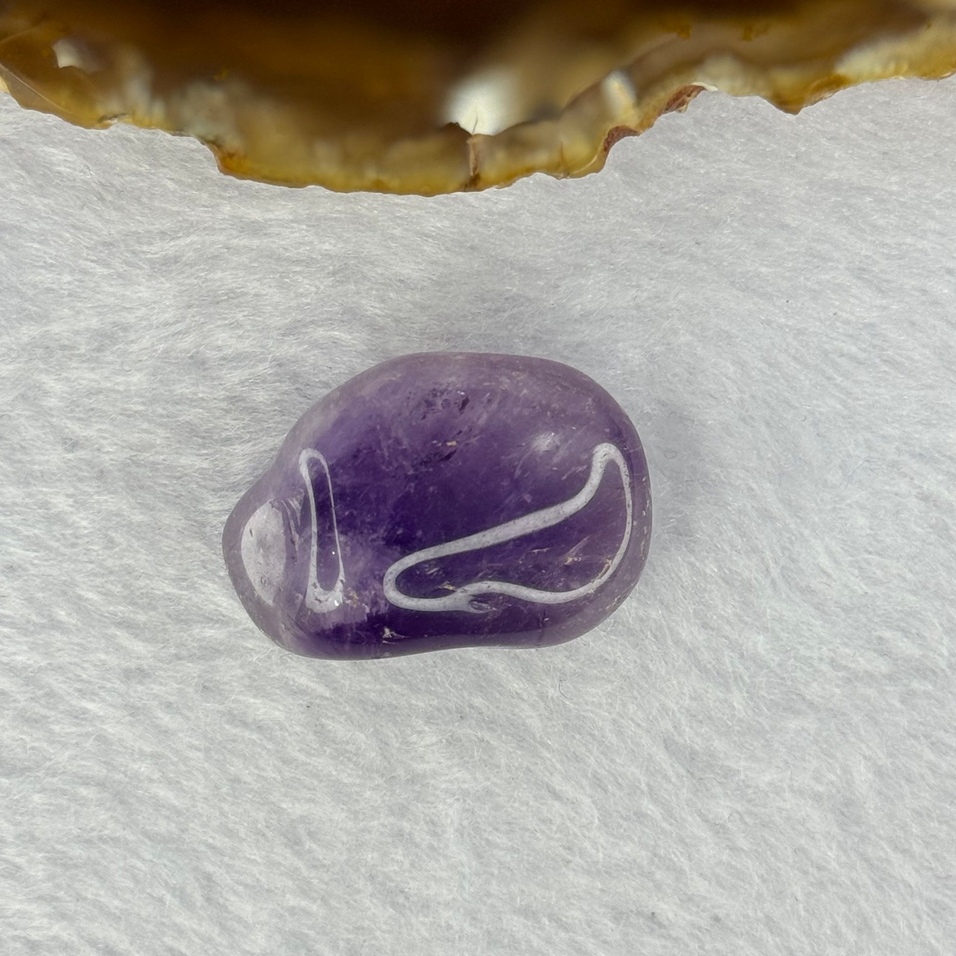 Natural Amethyst Mini Display 11.34g 28.9 by 23.0 by 14.8mm - Huangs Jadeite and Jewelry Pte Ltd