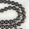 Natural Dark Red Medicine Amber Beads Necklace 天然红药琥珀项链 51.49g 68cm 90.0 - 15.6mm 71 Beads