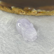 Type A Jelly Light Lavender Jadeite Pixiu Pendent A货浅紫色翡翠貔貅牌 7.81g by 23.3 by 13.8 by 11.7 mm - Huangs Jadeite and Jewelry Pte Ltd