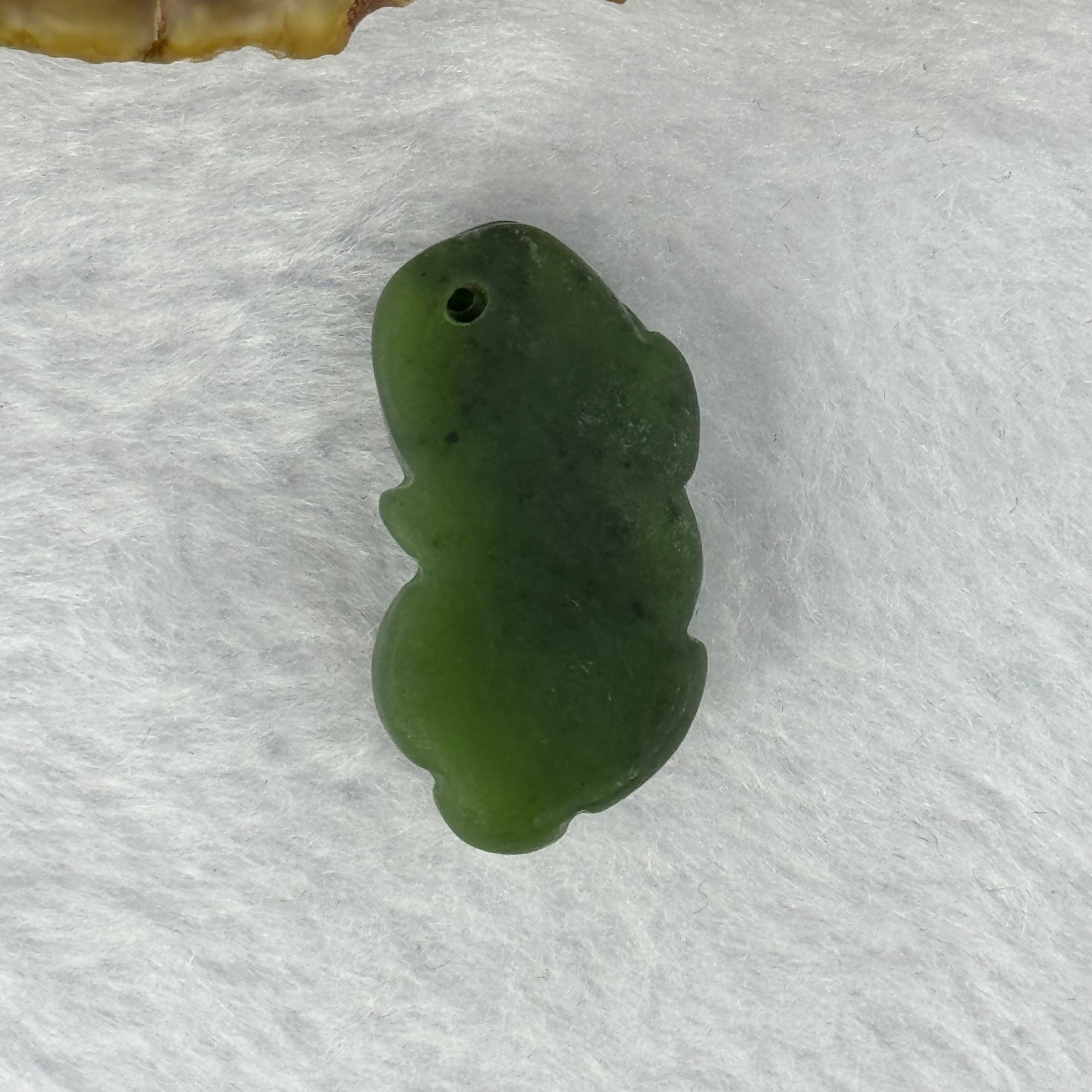 Natural Green Nephrite Pixue Charm/Pendent 10.95g 29.4 by 15.3 by 11.8mm - Huangs Jadeite and Jewelry Pte Ltd