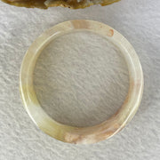 Natural Flower Agate Bangle 40.87g 20.2 by 5.0 mm Internal Diameter 51.3 mm - Huangs Jadeite and Jewelry Pte Ltd