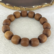 Natural Wild Australian Sandalwood Beads Bracelet 自然野生澳大利亚檀香手链 30.00g 14.9mm 15 Beads - Huangs Jadeite and Jewelry Pte Ltd