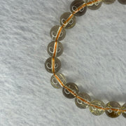 Natural Golden Rutilated Quartz Beads 天然金发水晶手链 17.65g 15cm 8.4mm 23 Beads - Huangs Jadeite and Jewelry Pte Ltd