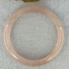 Natural Rose Quartz Bangle 38.01g Internal Diameter 59.9mm 10.3 by 8.5mm