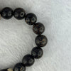 Natural Agarwood With 3 Eyes Dzi Bead Tian Zhu Beads Bracelet 天然沉香带三眼天珠手链 17.56g 16.5cm Dzi 14.4 by 9.8 and 14.1mm 1 Bead and 10.8mm 16 Beads - Huangs Jadeite and Jewelry Pte Ltd