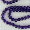 Good Grade Natural Amethyst Necklace 45.90g 53cm 7.9mm 73 Beads