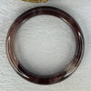 Transparent Dark Purple with Yellow Quartzite Jade Bangle 天山玉手镯 Internal Diameter 60.7mm 57.29g 13.4 by 9.1mm