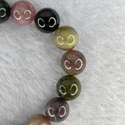 Natural Multi-Colour Tourmaline Gemstone Bracelet 44.86g 11.7g 18 Beads - Huangs Jadeite and Jewelry Pte Ltd