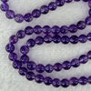 Good Grade Natural Amethyst Necklace 39.71g 52cm 7.3 by 79 Beads