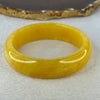 Yellow Quartzite Jade Bangle 天山玉手镯 Internal Diameter 62.6mm 74.70g 18.1 by 8.8mm