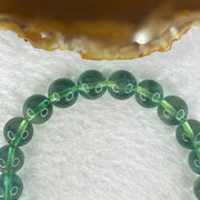 Natural Green Fluorite Beads Bracelet 24.15g 8.8mm 22 Beads - Huangs Jadeite and Jewelry Pte Ltd