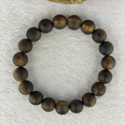 Natural Hainan Wild Old Agarwood Bracelet (Floating) 天然海南野生老树沉香手链 9.63g 17cm 10.9mm 19 Beads - Huangs Jadeite and Jewelry Pte Ltd