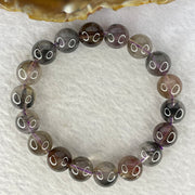 Natural Auralite Crystal Bracelet 极光手链 34.84g 11.2 mm 18 Beads - Huangs Jadeite and Jewelry Pte Ltd