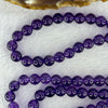 Good Grade Natural Amethyst Necklace 39.39g 52cm 7.2mm 79 Beads