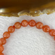 Good Grade Natural Sunstone, Heliolite and Aventurine Feldapar Beads Bracelet 天然金太阳日光石珠手链 14.81g 15cm 8.0mm 24 Beads - Huangs Jadeite and Jewelry Pte Ltd