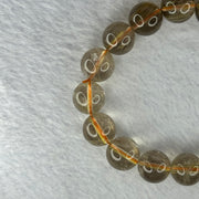 Natural Golden Rutilated Quartz Beads 天然金发水晶手链 47.97g 19cm 13.0mm 17 Beads - Huangs Jadeite and Jewelry Pte Ltd